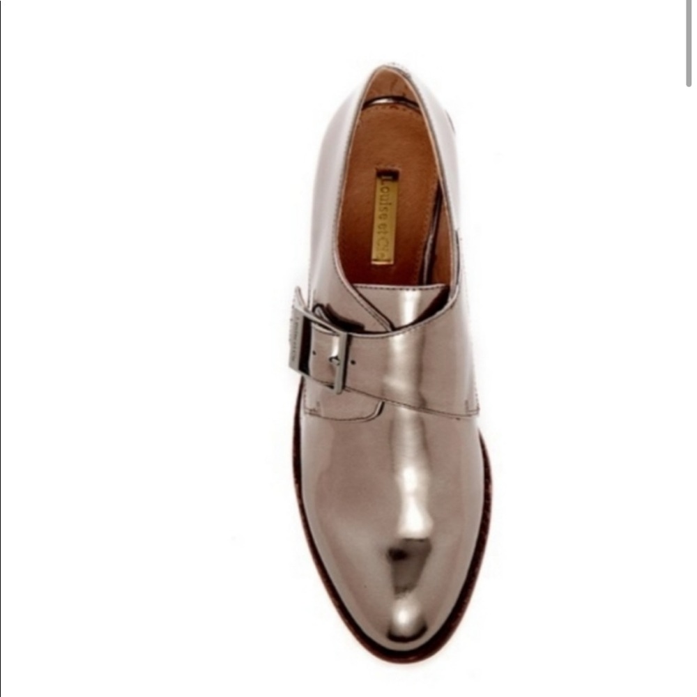 Louise et Cie "Faron" Monk Metallic Strap Shoe - Picture 3 of 11